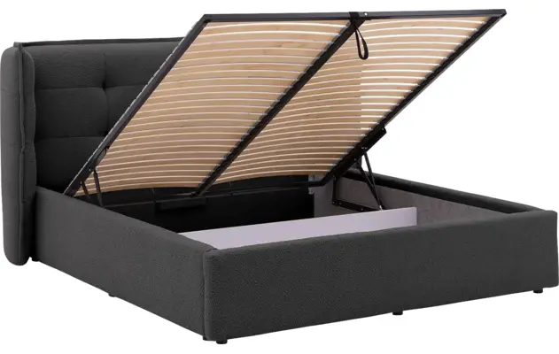Goossens gestoffeerd bedframe canon grijs stof - 8231860-goossens-canon-bedframe-stof-05