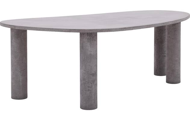 Goossens eettafel stone grijs beton - 8231882-goossens-stone-eettafel-beton-grijs-01