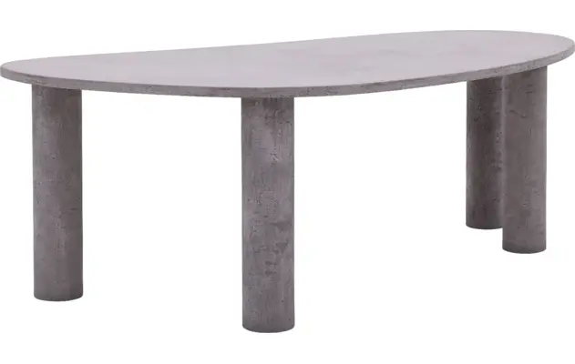 Goossens eettafel stone grijs beton - 8231882-goossens-stone-eettafel-beton-grijs-01