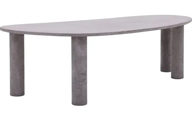 Goossens eettafel stone grijs beton - 8231883-goossens-stone-eettafel-beton-grijs-01