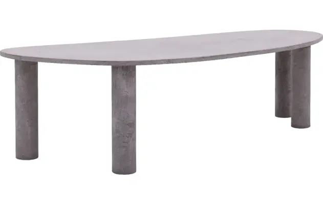 Goossens eettafel stone grijs beton - 8231885-goossens-stone-eettafel-beton-grijs-01