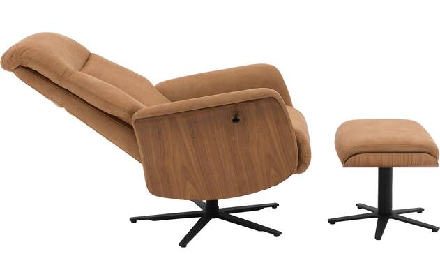 Goossens excellent relaxstoel sassari bruin micro leer - 8232084-goossens-excellent-sassari-fauteuil-micro-leer-10