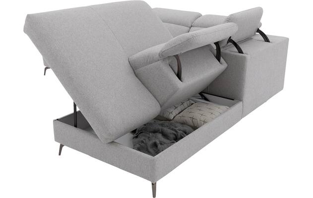 Goossens excellent hoekbank elmer grijs stof - 8232562-goossens-excellent-elmer-bank-stof-grijs-12