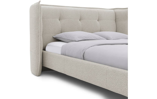 Goossens gestoffeerd bedframe octaaf beige stof - 8232570-goossens-octaaf-bedframe-stof-02