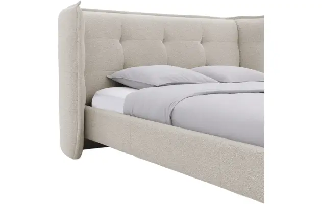 Goossens gestoffeerd bedframe octaaf beige stof - 8232570-goossens-octaaf-bedframe-stof-02
