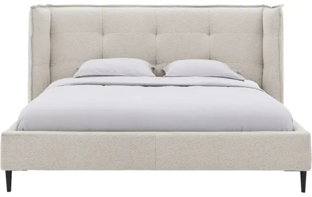 Goossens gestoffeerd bedframe octaaf beige stof - 8232570-goossens-octaaf-bedframe-stof-03