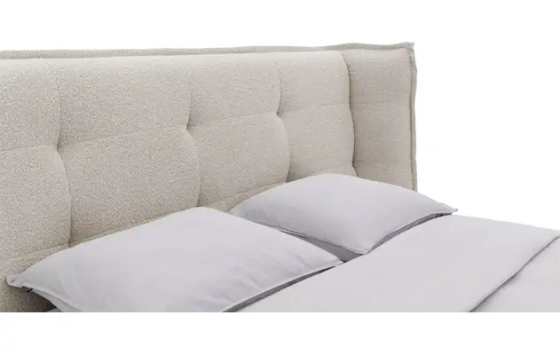 Goossens gestoffeerd bedframe octaaf beige stof - 8232570-goossens-octaaf-bedframe-stof-05