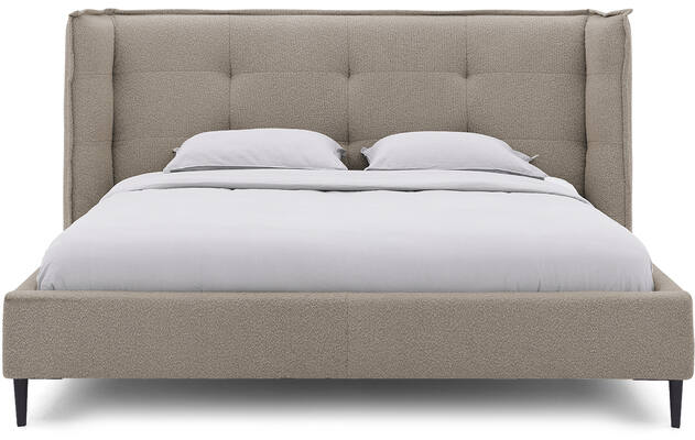 Goossens gestoffeerd bedframe octaaf bruin stof - 8232571-goossens-octaaf-bedframe-stof-03
