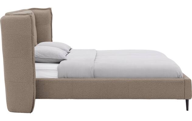 Goossens gestoffeerd bedframe octaaf bruin stof - 8232571-goossens-octaaf-bedframe-stof-04