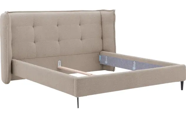 Goossens gestoffeerd bedframe octaaf bruin stof - 8232571-goossens-octaaf-bedframe-stof-06