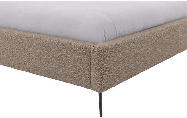 Goossens gestoffeerd bedframe octaaf bruin stof - 8232571-goossens-octaaf-bedframe-stof-07