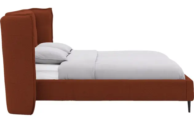 Goossens gestoffeerd bedframe octaaf rood stof - 8232573-goossens-octaaf-bedframe-stof-04