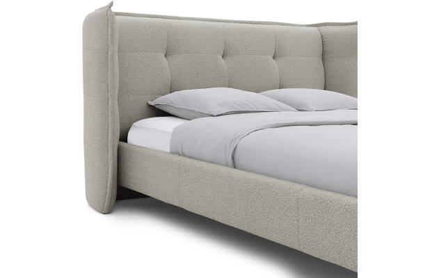 Goossens gestoffeerd bedframe octaaf wit stof - 8232575-goossens-octaaf-bedframe-stof-02