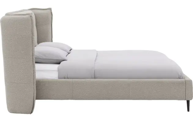 Goossens gestoffeerd bedframe octaaf wit stof - 8232575-goossens-octaaf-bedframe-stof-04