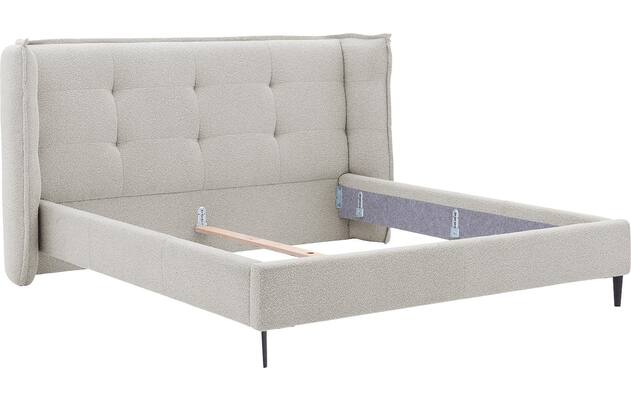 Goossens gestoffeerd bedframe octaaf wit stof - 8232575-goossens-octaaf-bedframe-stof-06