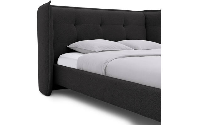 Goossens gestoffeerd bedframe octaaf grijs stof - 8232576-goossens-octaaf-bedframe-stof-02