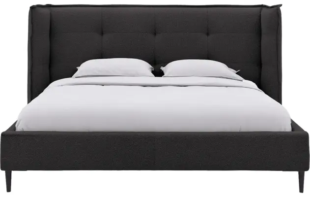 Goossens gestoffeerd bedframe octaaf grijs stof - 8232576-goossens-octaaf-bedframe-stof-03
