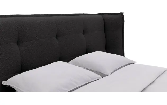 Goossens gestoffeerd bedframe octaaf grijs stof - 8232576-goossens-octaaf-bedframe-stof-05