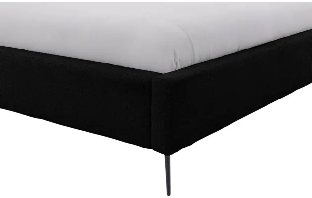 Goossens gestoffeerd bedframe octaaf zwart stof - 8232577-goossens-octaaf-bedframe-stof-07