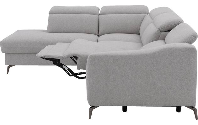 Goossens excellent hoekbank elmer grijs stof - 8232627-14