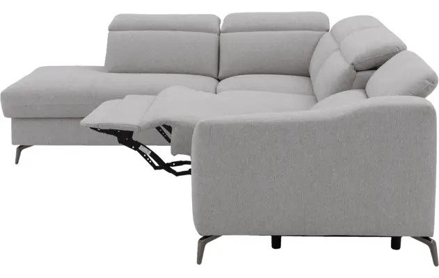 Goossens excellent hoekbank elmer grijs stof - 8232627-14