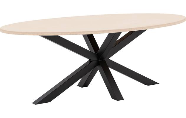 Goossens eettafel stone beige beton - 8233011-goossens-stone-los-blad-beton-01