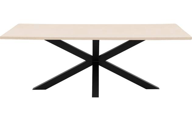 Goossens eettafel stone beige beton - 8233031-goossens-stone-los-blad-beton-02