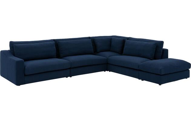 Goossens hoekbank odette blauw stof - 8233306-goossens-odette-bank-stof-blauw-02