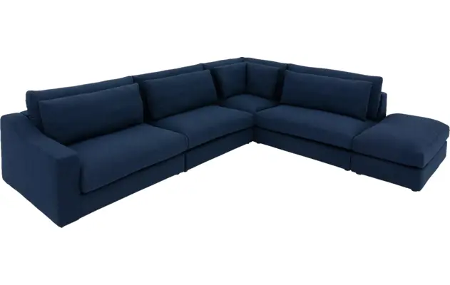 Goossens hoekbank odette blauw stof - 8233306-goossens-odette-bank-stof-blauw-04