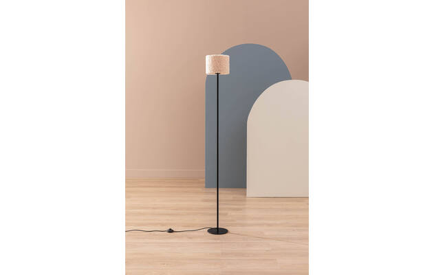 Goossens basic vloerlamp helix zwart metaal - 8233392-01