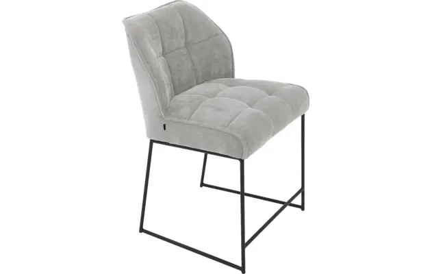 Goossens counterstoel ronnie grijs stof - 8233522-goossens-ronnie-barstoel-stof-05