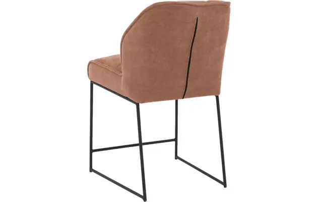 Goossens counterstoel ronnie roze stof - 8233523-goossens-ronnie-barstoel-stof-04