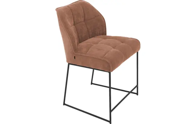 Goossens counterstoel ronnie roze stof - 8233523-goossens-ronnie-barstoel-stof-05