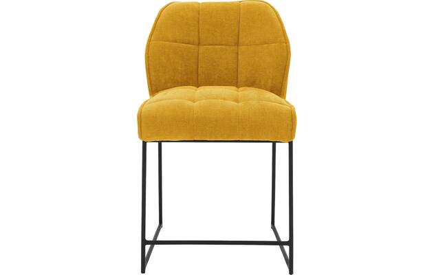Goossens counterstoel ronnie geel stof - 8233525-goossens-ronnie-barstoel-stof-02