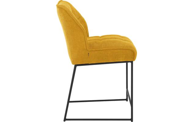 Goossens counterstoel ronnie geel stof - 8233525-goossens-ronnie-barstoel-stof-03