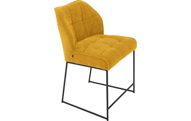 Goossens counterstoel ronnie geel stof - 8233525-goossens-ronnie-barstoel-stof-05