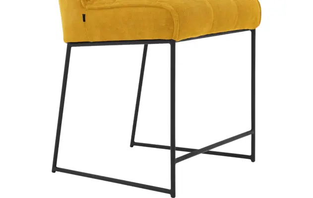 Goossens counterstoel ronnie geel stof - 8233525-goossens-ronnie-barstoel-stof-06
