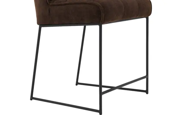 Goossens counterstoel ronnie bruin stof - 8233527-goossens-ronnie-barstoel-stof-06