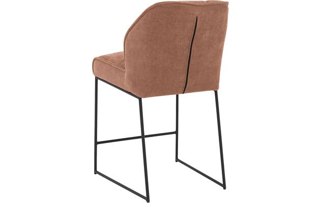 Goossens barstoel ronnie roze stof - 8233532-goossens-ronnie-barstoel-stof-04