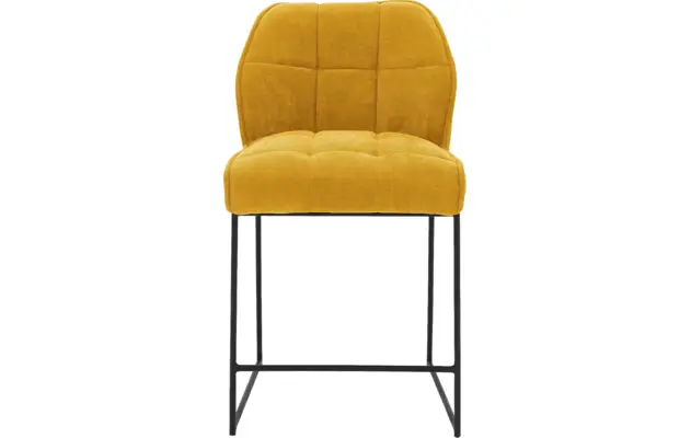 Goossens barstoel ronnie geel stof - 8233534-goossens-ronnie-barstoel-stof-02