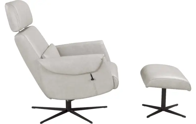 Goossens relaxstoel tirana grijs leer - 8233590-goossens-tirana-fauteuil-leer-05