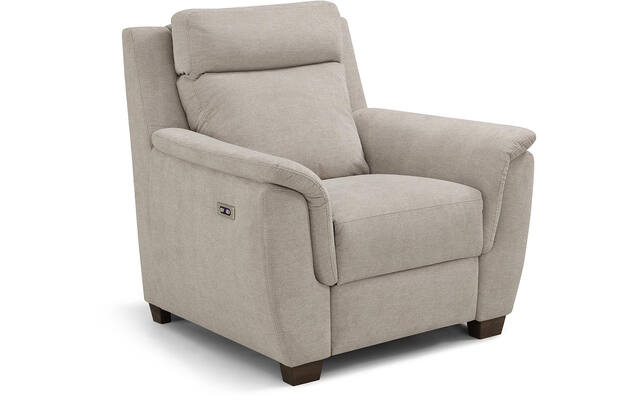 Goossens excellent fauteuil vlore bruin stof - 8233596-05