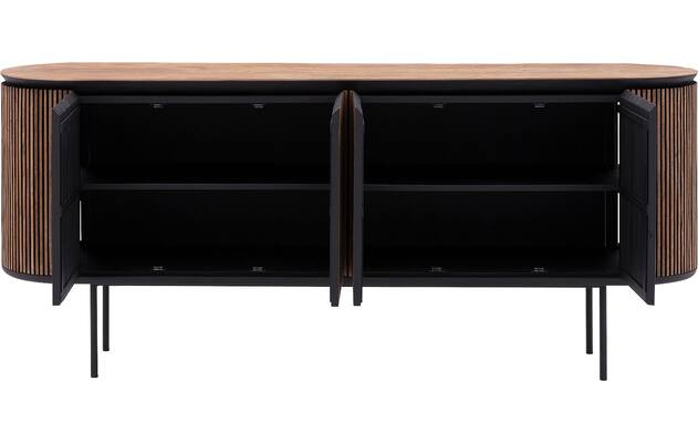 Goossens dressoir adel bruin teak - 8233609-goossens-adel-dressoir-teak-02