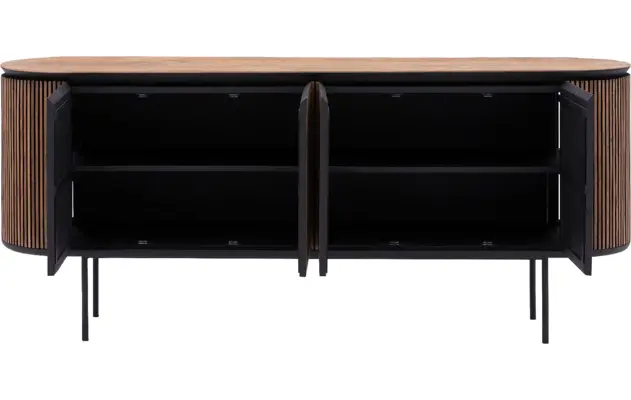 Goossens dressoir adel bruin teak - 8233609-goossens-adel-dressoir-teak-02