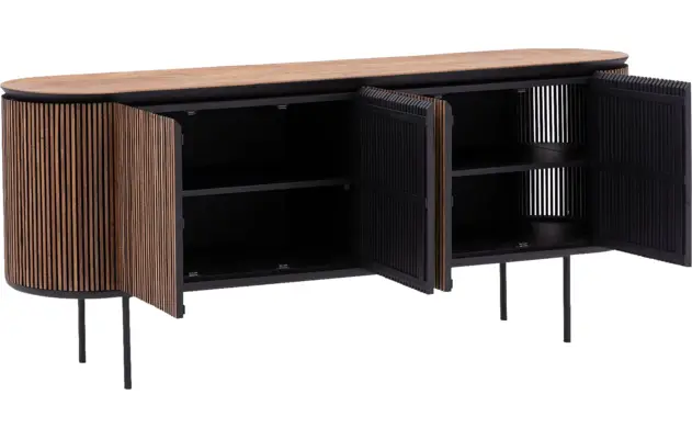Goossens dressoir adel bruin teak - 8233609-goossens-adel-dressoir-teak-04
