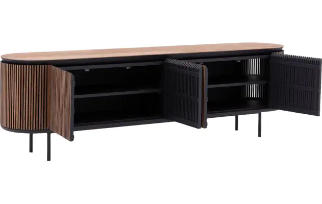 Goossens tv meubel adel bruin teak - 8233612-goossens-adel-tv-meubel-teak-bruin-06