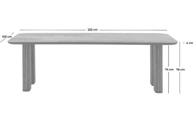 Goossens eettafel adel bruin teak - 8233613-goossens-adel-eettafel-teak-bruin-50