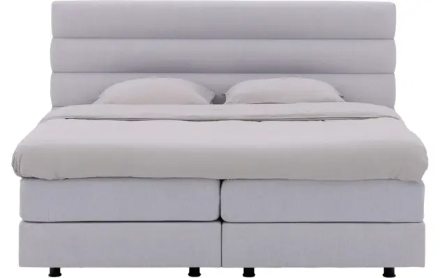 Goossens boxspring compleet quatro compleet grijs stof - 8233653-goossens-quatro-boxspring-compleet-stof-02