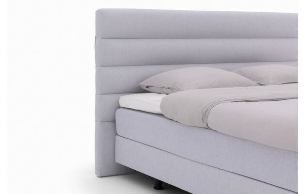 Goossens boxspring compleet quatro compleet grijs stof - 8233653-goossens-quatro-boxspring-compleet-stof-05