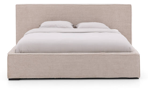 Goossens bedframe trentino beige stof - 8233654-goossens-trentino-bedframe-stof-02
